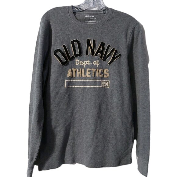 Old Navy Womens Grey Thermal Shirt Size Medium - Picture 1 of 6